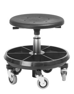 Workshop mobile stool with 6 tool trays Industrial Seating 88601003 